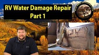 RV Water Damage Repair Part 1 - Demolition