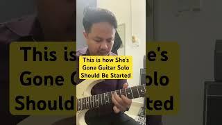 This is How It Should Started - She's Gone Guitar Solo mini version #guitar #shesgone