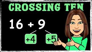 Crossing 10 | Addition | Maths with Mrs B.