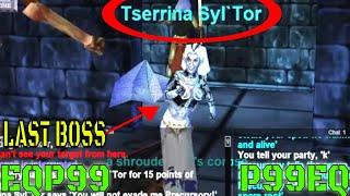 Tserrina BOSS Fight! EverQuest P99 WE MADE IT to the tippy top of Tower of Frozen Shadow Project1999