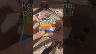 Don’t give up #cubing #viral #shorts #rubikscube