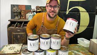 I’ve got my hands on Kacha ￼ furniture paint ￼