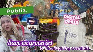 PUBLIX HAUL 11/20-11/27 | EASY GROCERY DEALS | THANKSGIVING FOOD