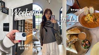 Weekend in LA ️ cafe hopping, holiday vibes, trader joes, marzipan mukbang