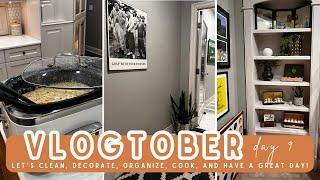 VLOGTOBER 2024 | COZY FALL | EASY FALL DECOR | EASY FALL RECIPES | HOLIDAY PLANNING | AUTUMN