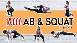 10,000 Ab & Squat Challenge in 30 Days | Joanna Soh