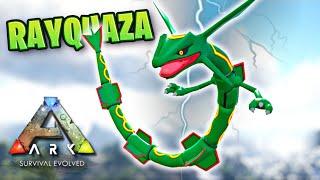 POKEARK : LEGENDARY POKEMON RAYQUAZA ENTERED DINOSAUR WORLD !  | ARK SURVIVAL EVOLVED MODDED