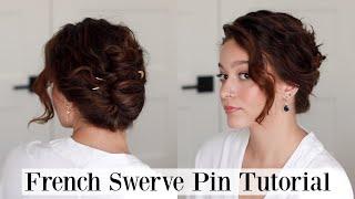 How to use a French pin for curly/wavy hair! + my favorite styles