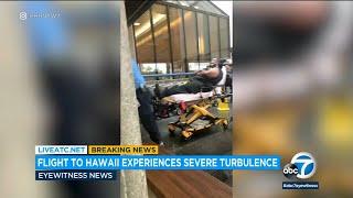 Severe turbulence: Passengers, attendants injured on rough flight to Hawaii