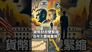 貨幣財政雙緊縮 百年大蕭條重現？#川普  #聯準會 #fed  #鮑爾 #財政部  #貝森特 #經濟衰退
