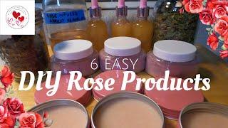 ROSES: Products You Can Make at Home for Wellness & Beauty #cupidscreations #herbal