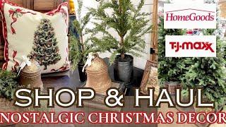 HOMEGOODS + TJMAXX CHRISTMAS 2024/HOMEGOODS & TJMAXX CHRISTMAS SHOP WITH ME & HAUL/VINTAGE CHRISTMAS