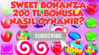 Sweet Bonanza 200 TL Küçük Kasa Efsane Kazanç Big Win!