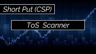 CSP Scanner - Scan to Find High Premium Short Puts