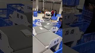 Efficient process of parcel sorting conveyor equipment