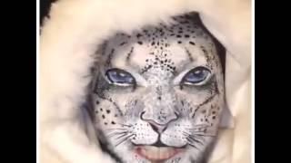 Crazy fx man turns to cat