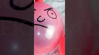 Mixing Slime with Funny Balloons   Green color by Abhiseka Balloons ASMR #Asmr #short eps 15