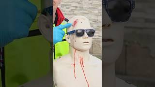 First Aid for Head Injuries 🩸#paramedic #ambulance #firstaid #emergency #nurse #hospital