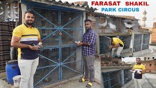 Farasat Shakil Pigeon Loft Visit at Park circus Kolkata - 9836573982