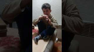 My 6-year old son Teodor plays #Despacito on macedonian bagpipe
