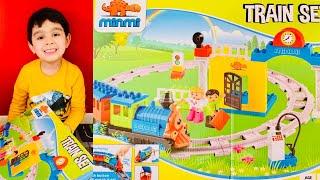 Minmi Train set Like Duplo Lego Building blocks for kids house Toy Review Ayan Playtime