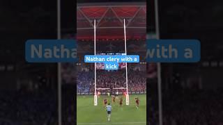 Nathan clery with a goal kick for nsw