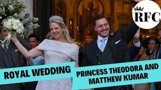 ROYAL WEDDING: Princess THEODORA of GREECE married Matthew Kumar