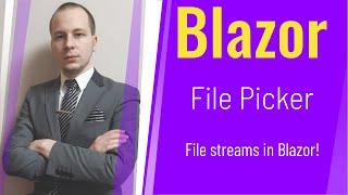 How to use file picker (InputFile) in Blazor .net