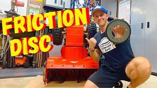 BEFORE YOU REPLACE THE FRICTION WHEEL DISC ON YOUR ARIENS SNOWBLOWER, WATCH THIS!