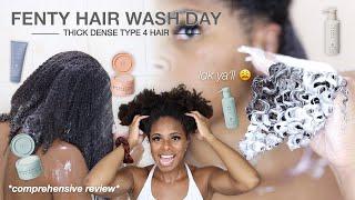 Fenty Hair Review on Type 4 Hair | Full Wash Day | Worth The Splurge?? Ehhh 🫤