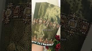 Simple handwork design | embroidery design | beads work design