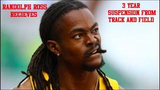 Olympic Gold Medalist Gets 3 Year Ban - Randolph ross 2x NCAA Track Champ banned from competition