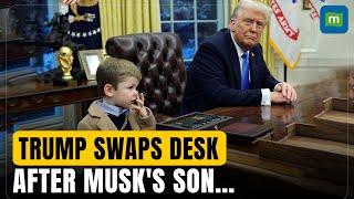 Trump Removes Office Desk After Musk's Son Seen Picking His Nose, Wiping Fingers?