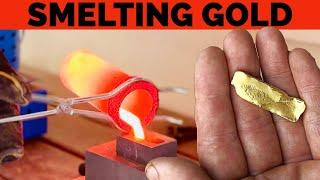 How to Melt Gold Nuggets into a 1 Ounce Gold Bar at Home!