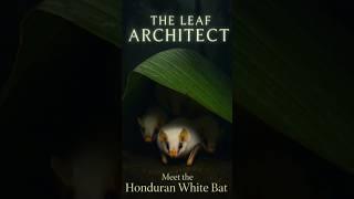 Honduran White Bat: Nature’s Tiny Leaf Architect #documentary #shortsviral #honduranwhitebat
