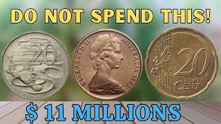 Top 5 Most Valuable Australia 20 cents Rare 20 Cents Coins Worth Millions Dollars!