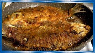 Boneless fried crucian carp, it's simple and delicious! fish recipes from fisherman dv 27rus