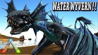 ARK WATER WYVERN WITH WATER CANNON!!! HARPY MORE!! Ark Survival Evolved Pyria Mythos Evolved Mod