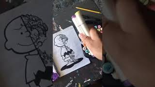 making a Charlie Brown drawing