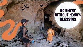 Katie Enters the Forbidden Cave of Wat Tham Khiritham, Accessible Only with a Monk's Blessing