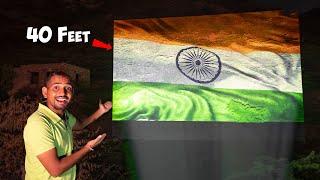 We Create Super Big Indian Flag On Mountain - 15 August Special