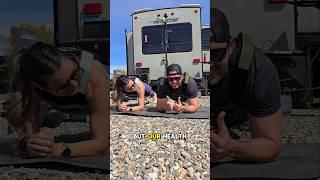 RV Life : Home Gym On The Road #rvlife #camping #fitnessmotivation #fitover40 [ scheels partner ]
