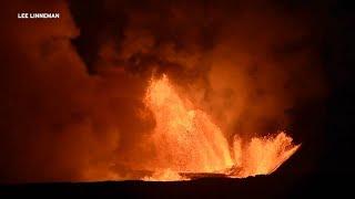 WATCH: Kilauea's 'dynamic' eruption on Dec. 23, 2024