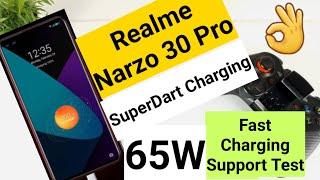 Realme narzo 30 pro 65w fast charging support test