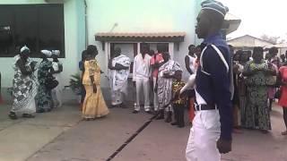 A.W.D.B.C.B Major Cornelius Laud Knii Kommey Obodai Shaker Tetteh performing