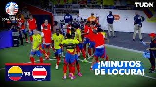 ¡Dos goles en tres MINUTOS DE LOCURA!  | Colombia 3-0 Costa Rica | Copa América 2024 - J2 | TUDN