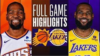 Los Angeles Lakers vs Phoenix Suns Full Game Highlights | NBA Full Game Highlights 2024