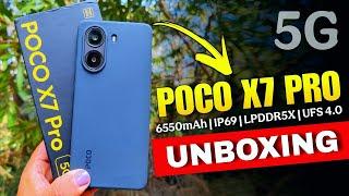 POCO X7 Pro Indian Unit Unboxing - Gaming Beast? DM8400 Ultra & 6550mAh Battery