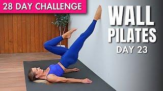 14 Min Full Body Wall Pilates Workout | 28 DAY WALL PILATES CHALLENGE Day 23