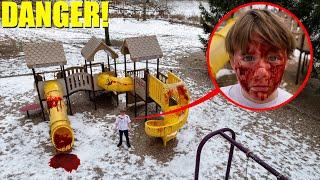 IF YOU SEE THIS BLOODY CHILD AT A PLAYGROUND, RUN! (WE FOUND HIM)